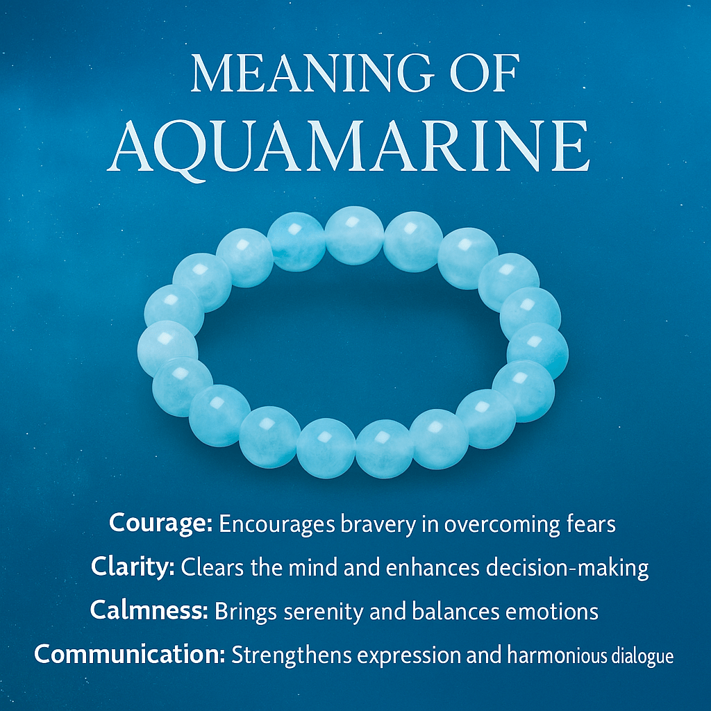 Aquamarine Bracelet: Meaning, Healing Properties, and Serenity - ASTROSOUL