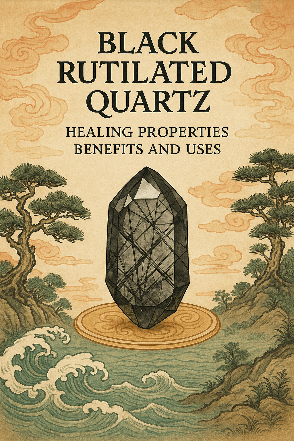 Black Rutilated Quartz Healing Properties Benefits and Uses - ASTROSOUL