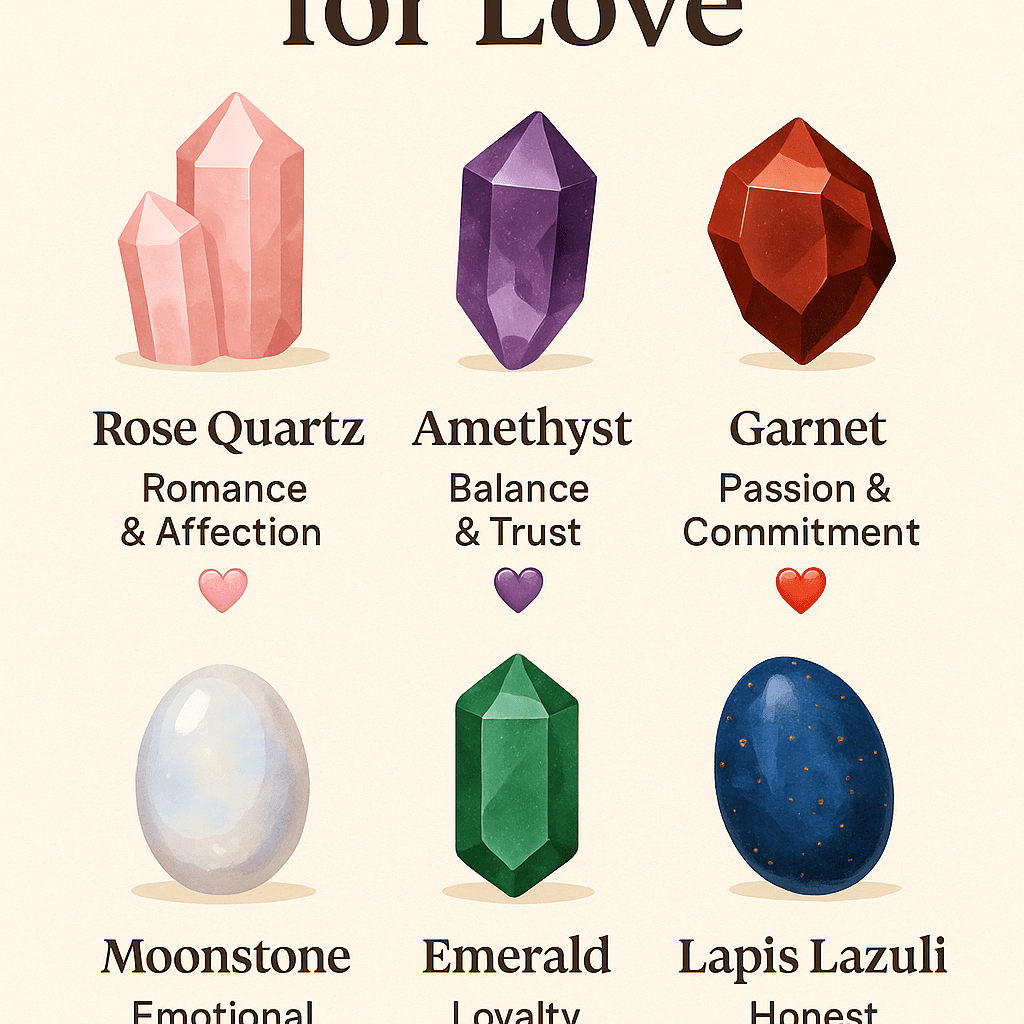 Crystals for Love: Popular Gemstones That Symbolize Romance and Relationships - ASTROSOUL