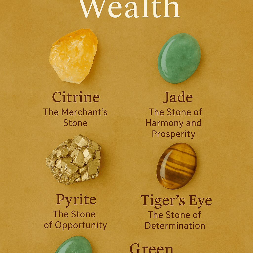 Crystals for Wealth and Prosperity - ASTROSOUL