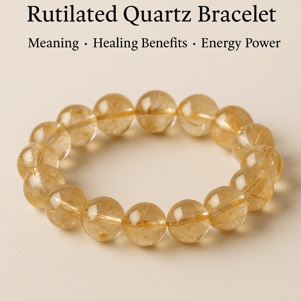 Rutilated Quartz Bracelet: Meaning, Healing Benefits & Energy Power - ASTROSOUL