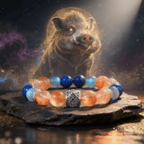【Mystic Zodialite】-  Zodiac Energy PigBracelet