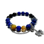 Celestial Harmony – Lapis Lazuli, Citrine & Tiger Eye Bracelet - ASTROSOUL