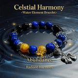 Celestial Harmony – Lapis Lazuli, Citrine & Tiger Eye Bracelet - ASTROSOUL