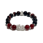 Crimson Guardian – Red Tiger Eye Pixiu Bracelet - ASTROSOUL