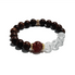 Earth Flame – Rose Quartz & Agarwood crystal Bracelet - ASTROSOUL