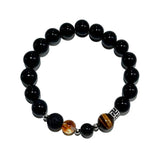Eclipse Guard – Obsidian, Tiger Eye & Citrine Bracelet - ASTROSOUL