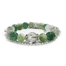 Emerald Harmony Bracelet – Green Rutilated Quartz & Jade - ASTROSOUL