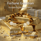Fortune Guardian – Tiger Eye & Citrine Pixiu crystal Bracelet - ASTROSOUL