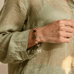 Fortune Harmony Bracelet – Rutilated Quartz & Strawberry Quartz - ASTROSOUL