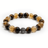 Fortune Roar Bracelet – Citrine & Tiger Eye - ASTROSOUL