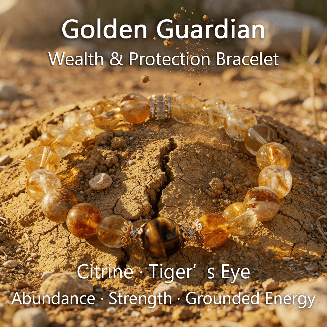 Golden Guardian – Citrine & Tiger’s Eye Bracelet - ASTROSOUL