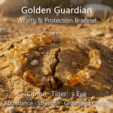 Golden Guardian – Citrine & Tiger’s Eye Bracelet - ASTROSOUL