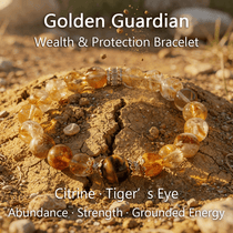 Golden Guardian – Citrine & Tiger’s Eye Bracelet - ASTROSOUL