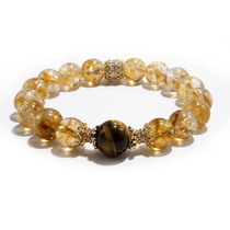Golden Guardian – Citrine & Tiger’s Eye Bracelet - ASTROSOUL