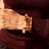 Golden Harmony Bracelet – Citrine, Moonstone & Rutilated Quartz - ASTROSOUL