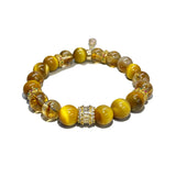 Golden Takin – Tiger Eye & Citrine Wealth crystal Bracelet - ASTROSOUL