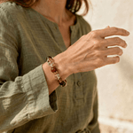 Golden Vitality – Citrine & Red Agate Bracelet - ASTROSOUL