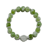 Jade Harmony – Green Jade & Moonstone crystal Bracelet - ASTROSOUL