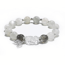 Jade Harmony Pixiu Bracelet – White Jade & Labradorite - ASTROSOUL