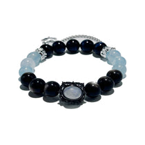 Moonlight Guardian – Moonstone & Aquamarine Bracelet - ASTROSOUL