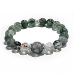 Nature Shield – Green Rutilated Quartz crystal Bracelet - ASTROSOUL