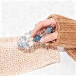 Ocean Serenity – Blue Chalcedony & Quartz crystal Bracelet - ASTROSOUL