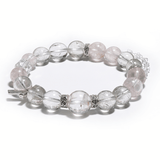 Pure Light – Clear Quartz & White Phantom Bracelet - ASTROSOUL