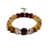 Radiant Fortune Bracelet – Garnet, Citrine & Tiger Eye - ASTROSOUL
