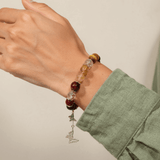 Radiant Fortune Bracelet – Garnet, Citrine & Tiger Eye - ASTROSOUL