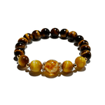 Royal Empowerment Bracelet – Yellow Tiger Eye, Golden Tiger Eye & Citrine - ASTROSOUL
