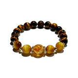 Royal Empowerment Bracelet – Yellow Tiger Eye, Golden Tiger Eye & Citrine - ASTROSOUL