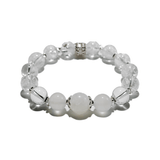 Royal Purity Bracelet – Azeztulite, White Agate & Clear Quartz - ASTROSOUL