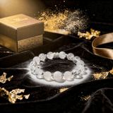 Royal Purity Bracelet – Azeztulite, White Agate & Clear Quartz - ASTROSOUL