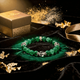 Royal Renewal Bracelet – Green Strawberry Quartz & Clear Quartz - ASTROSOUL