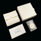 Royal Serenity Bracelet – White Agate, Azeztulite & Blue Moonstone - ASTROSOUL