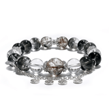 Sacred Grove – Rutilated Quartz & Moss Agate crystal Bracelet - ASTROSOUL