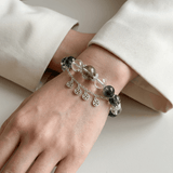 Sacred Grove – Rutilated Quartz & Moss Agate crystal Bracelet - ASTROSOUL