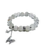 Starlight Dance – White Moonstone & Clear Quartz Bracelet - ASTROSOUL