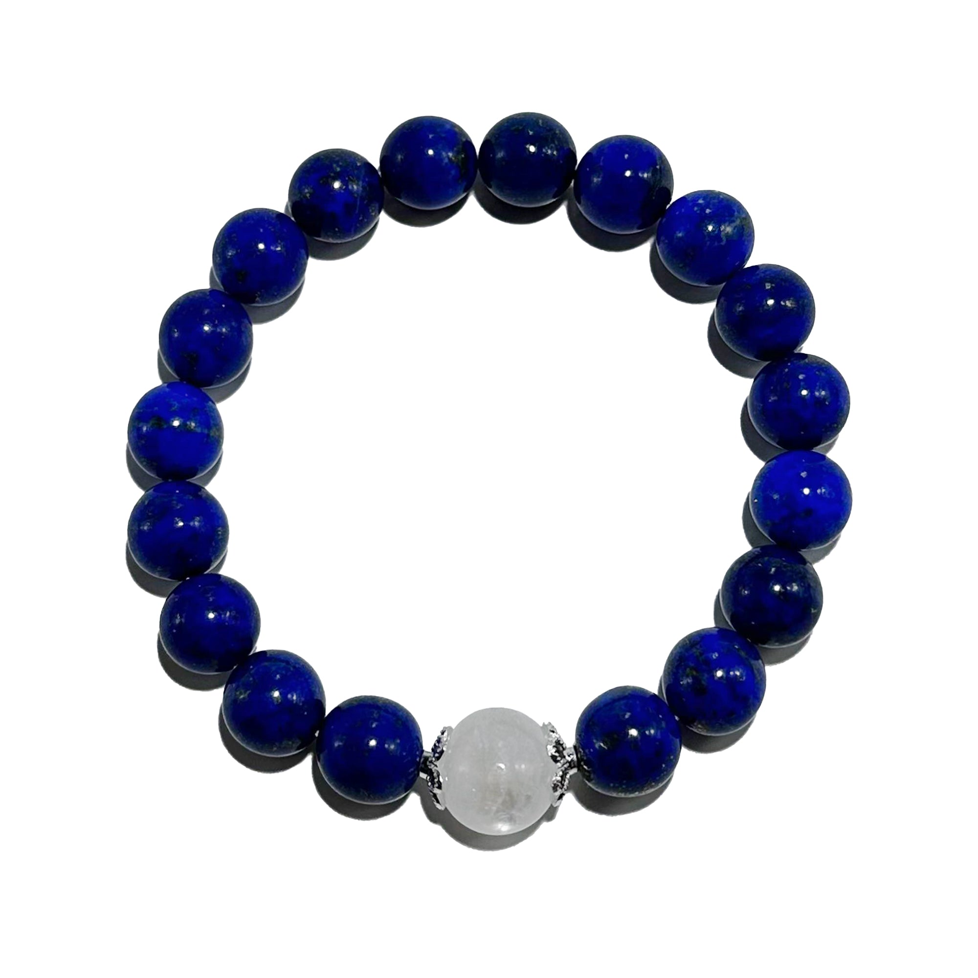 Starry Night – Lapis Lazuli & Moonstone Bracelet - ASTROSOUL