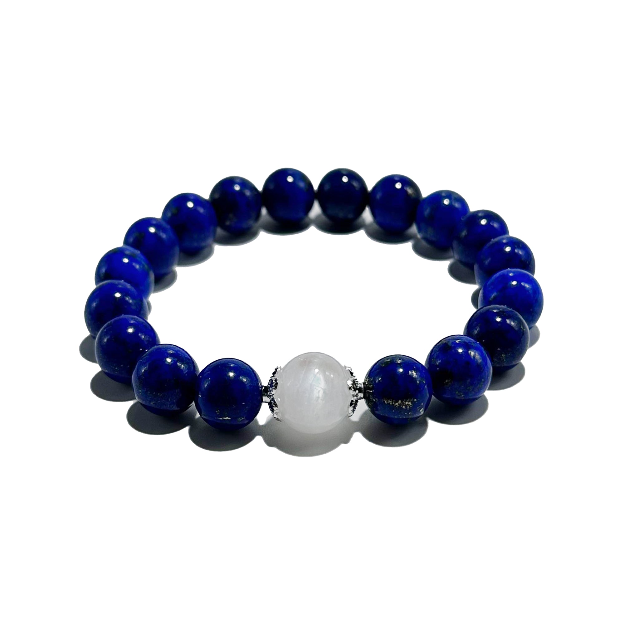 Starry Night – Lapis Lazuli & Moonstone Bracelet - ASTROSOUL